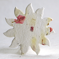 seed paper flower shapes