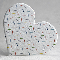 Seed Paper Heart Confetti