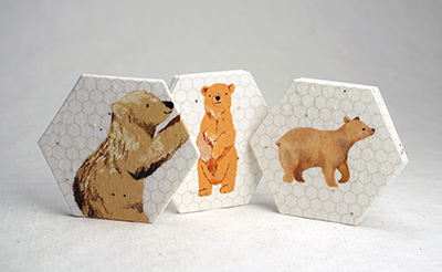 Honey Bear Hexagon