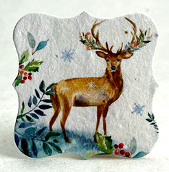 square seed paper tags