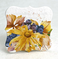 square seed paper tags